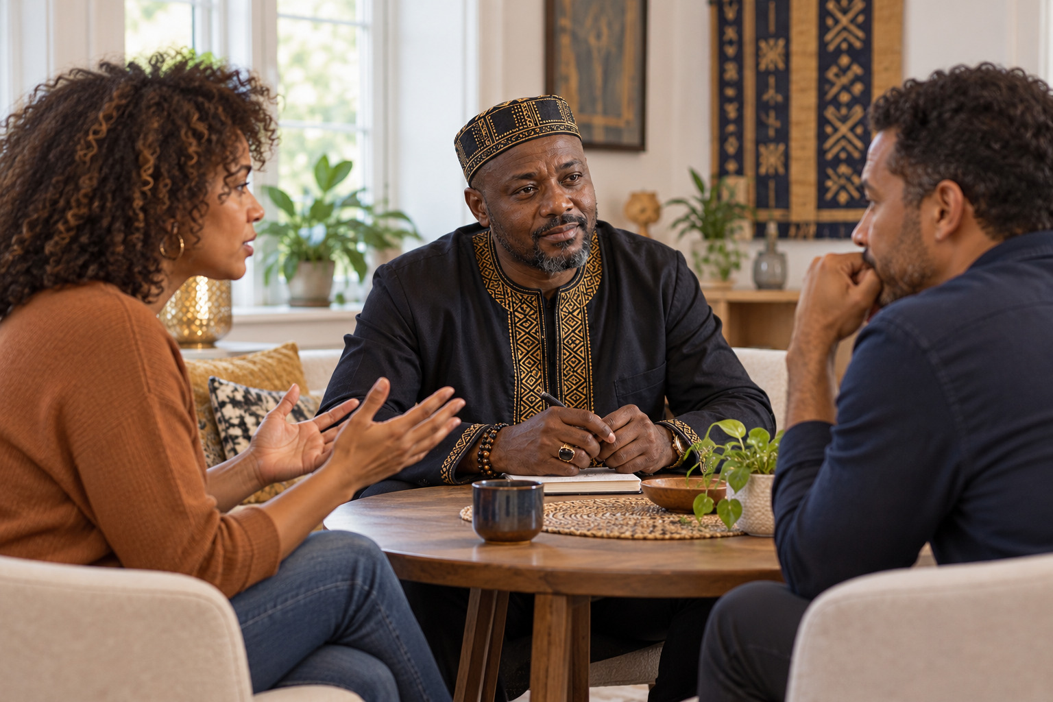 Un couple expose sa situation lors d’une consultation sur sa relation amoureuse